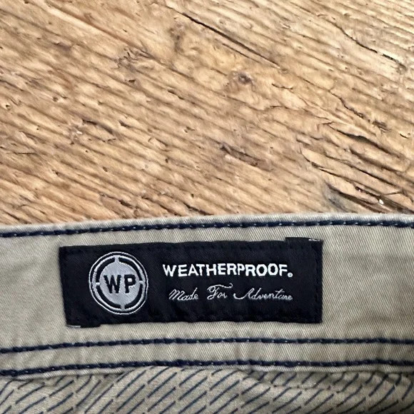 Weatherproof Men's Cargo Pants in Tan.        A - Picture 4 of 8